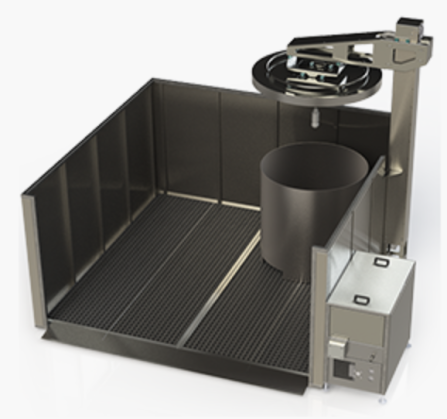 Waschstand Fässer, Waschstand IBC, Waschstand Industrie, Reinigungsstation