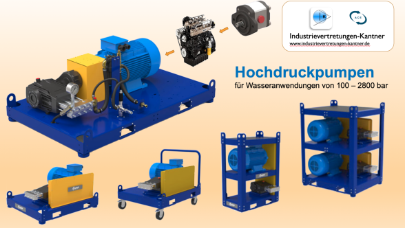 Plungerpumpen, Triplex Hochdruckpumpen